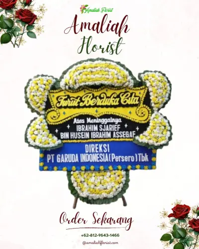 Papan Bunga Duka di Cikajang